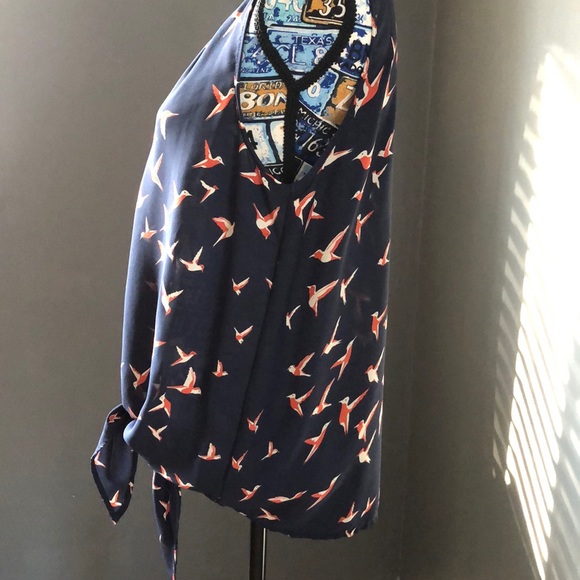 Limited hummingbird print blouse - Picture 5 of 7